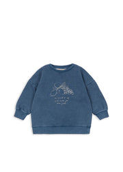 Konges Sløjd Konges Sløjd - Lou Washed Sweat Shirt OCS - Regal Orchid - Pearls & Swines