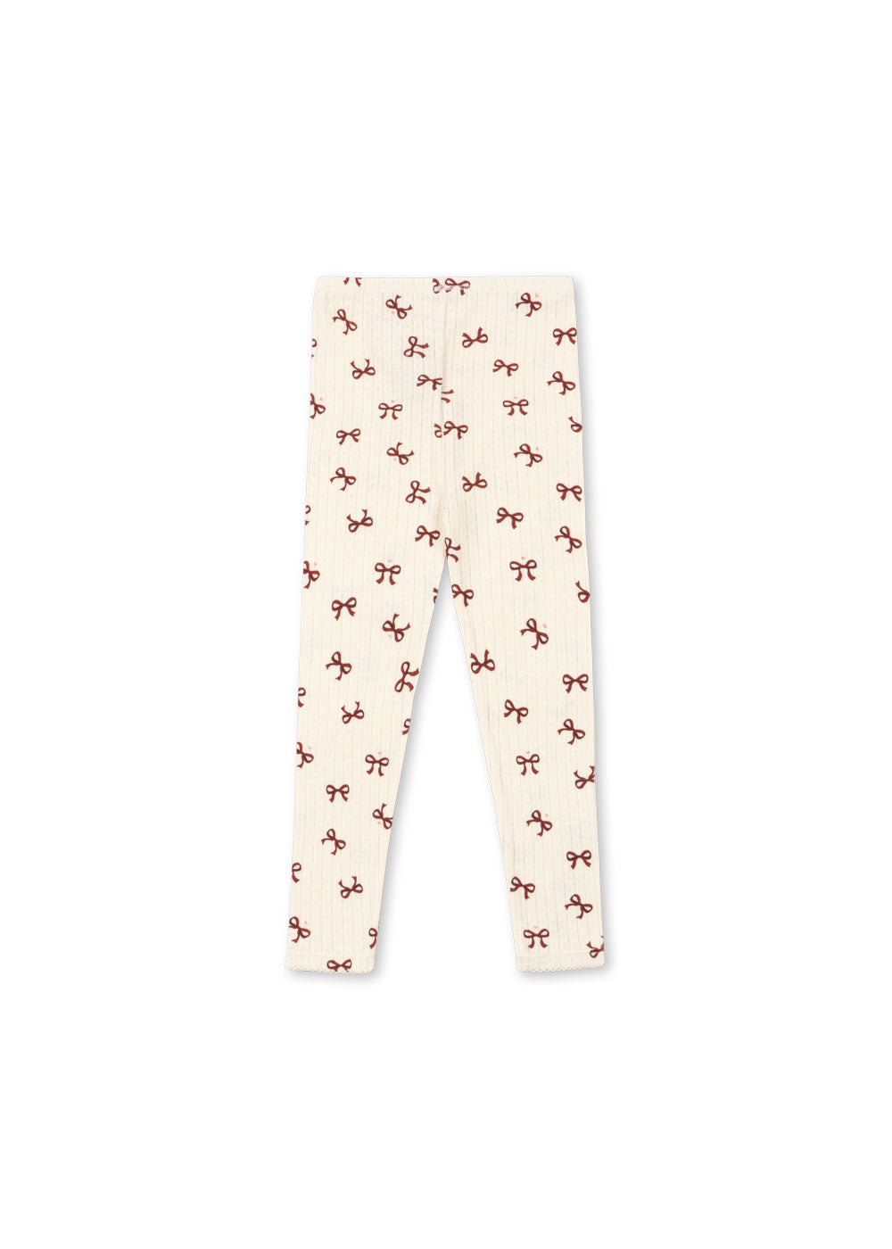 Konges Sløjd Konges Sløjd - Minnie Pants GOTS - Bow Rouge - Pearls & Swines