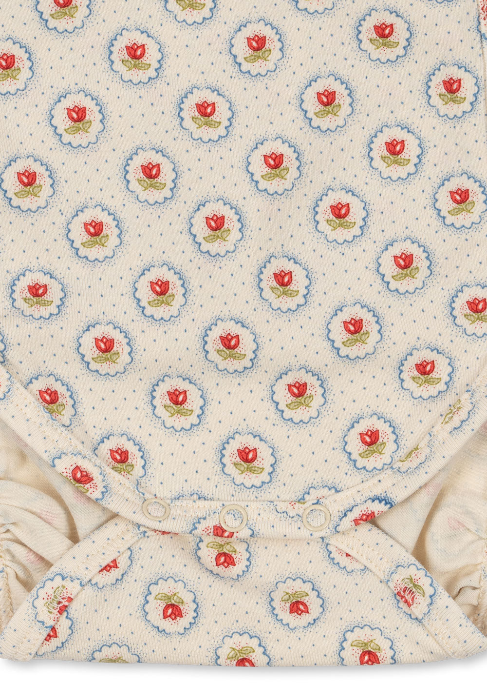 Konges Sløjd Konges Sløjd - Newborn Basic LS Body GOTS - Mirage - Pearls & Swines