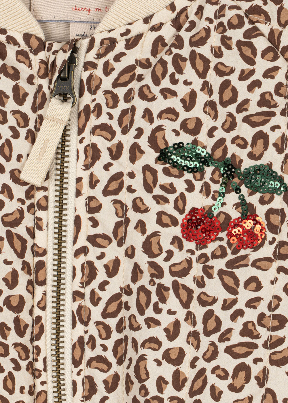 Konges Sløjd Konges Sløjd - Juno Printed Sequin Bomber Jacket - Leo - Pearls & Swines