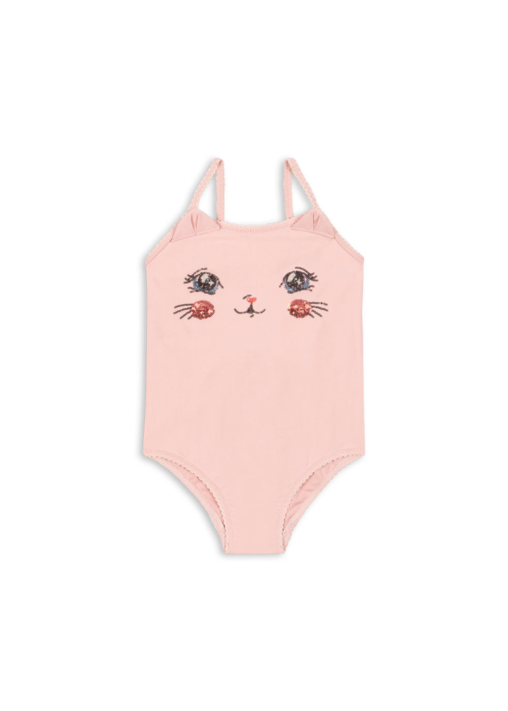 Konges Sløjd Konges Sløjd - Kitty Swimsuit GRS - Powder Pink - Pearls & Swines