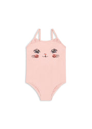 Konges Sløjd Konges Sløjd - Kitty Swimsuit GRS - Powder Pink - Pearls & Swines