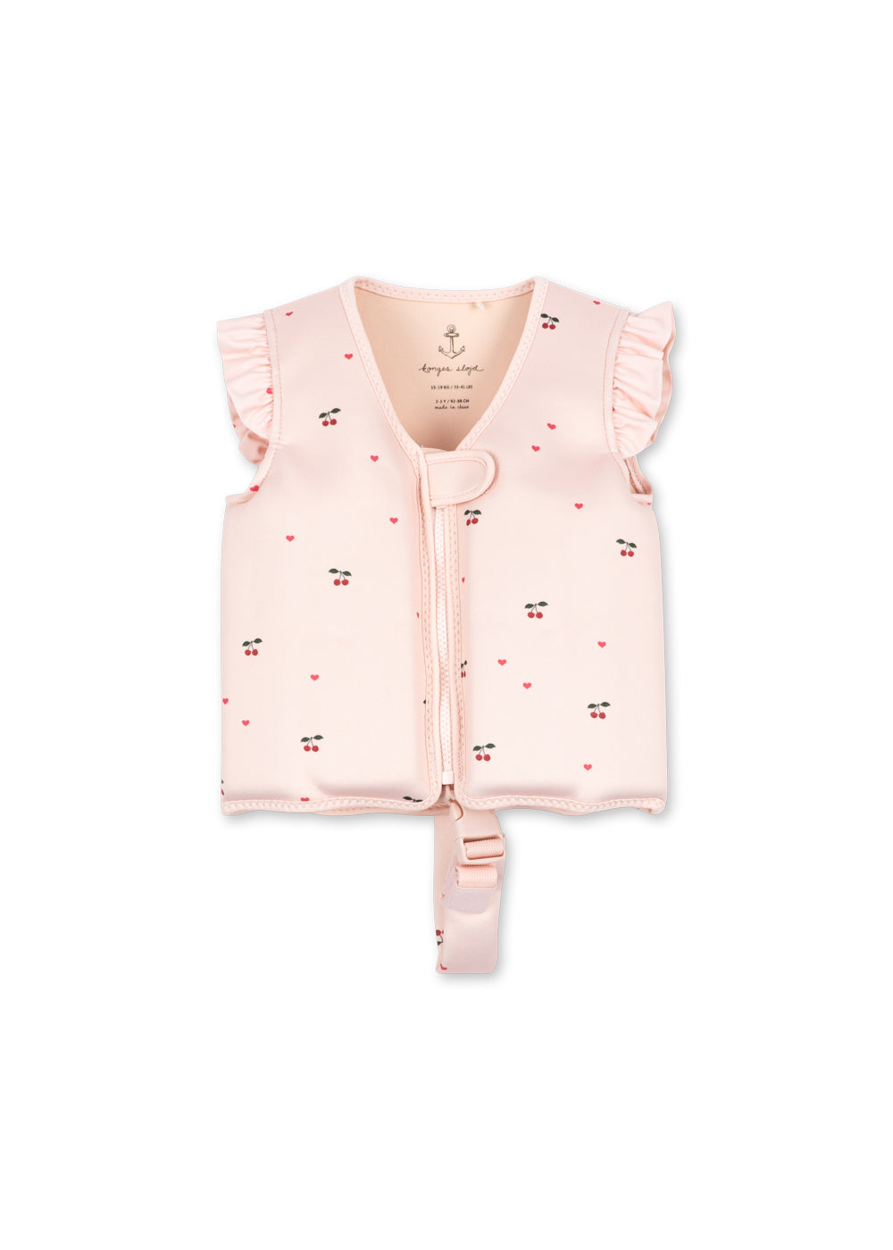 Konges Sløjd Sun Sale - Konges Sløjd - Avery Swim Vest - Cherry Coeur Rose - Pearls & Swines