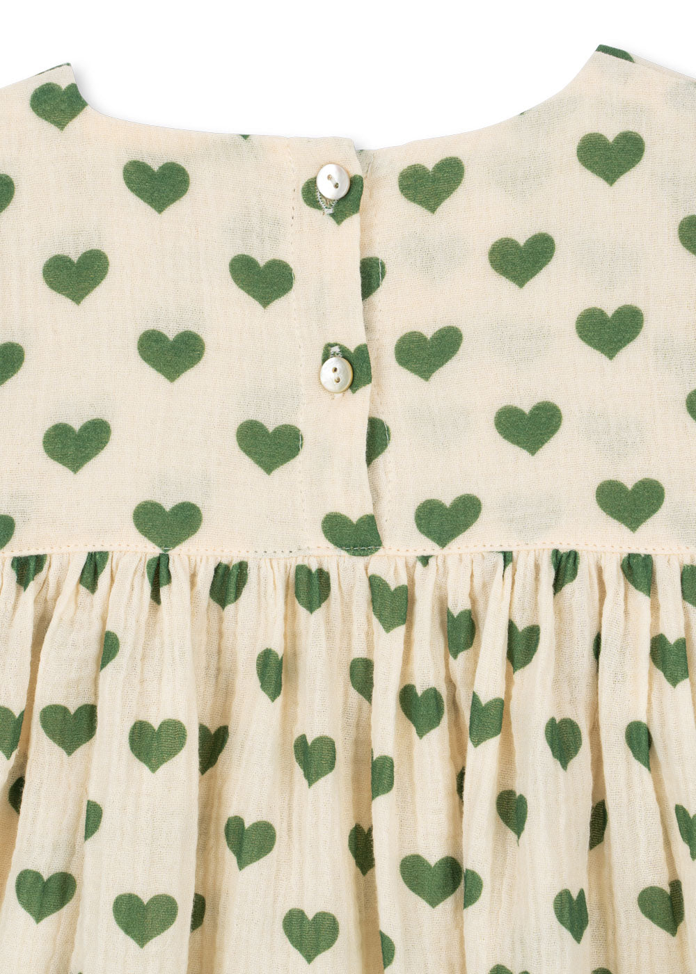 Konges Sløjd Sun Sale - Konges Sløjd - Coco Dress GOTS - Amour Verde - Pearls & Swines