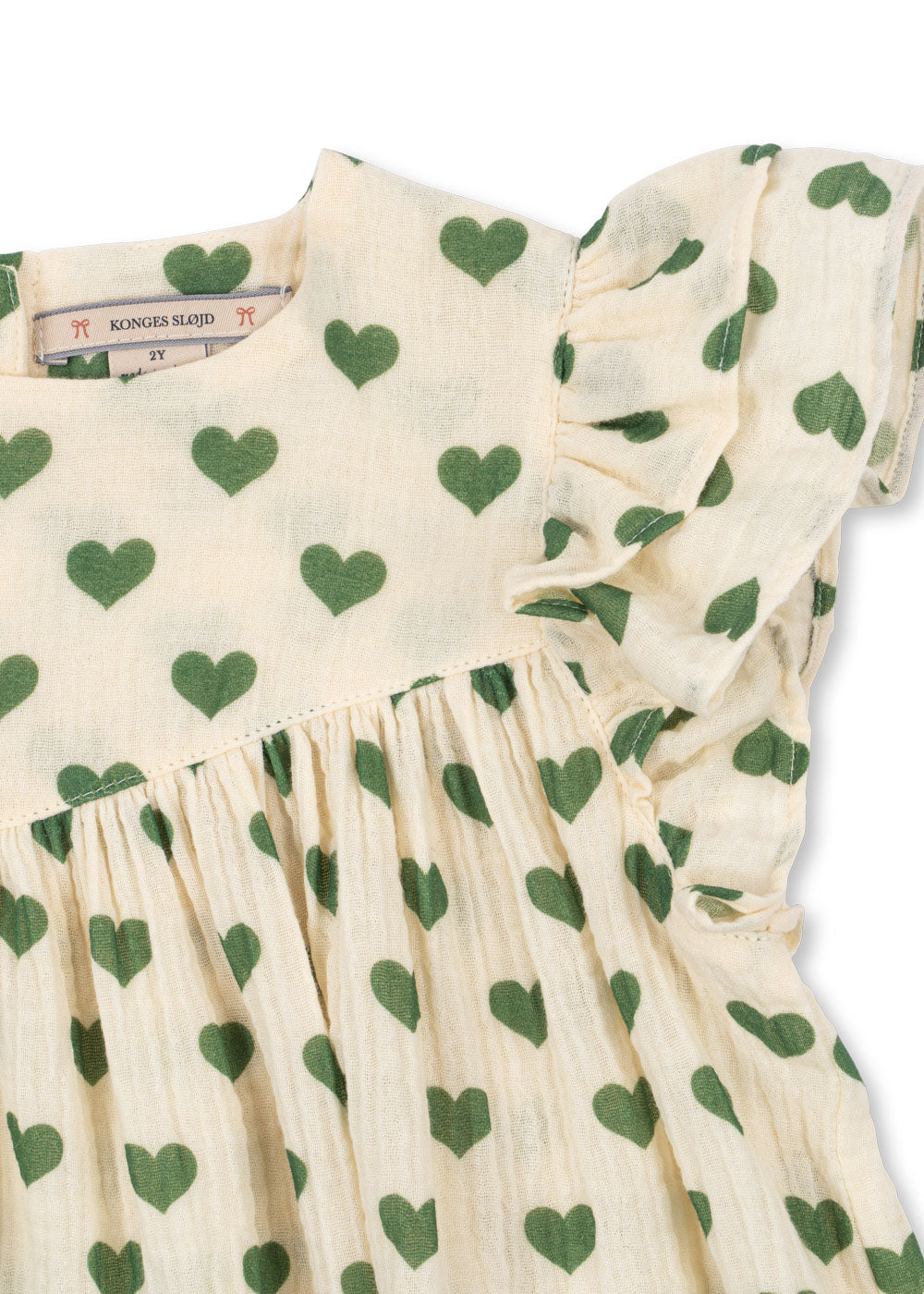 Konges Sløjd Sun Sale - Konges Sløjd - Coco Dress GOTS - Amour Verde - Pearls & Swines