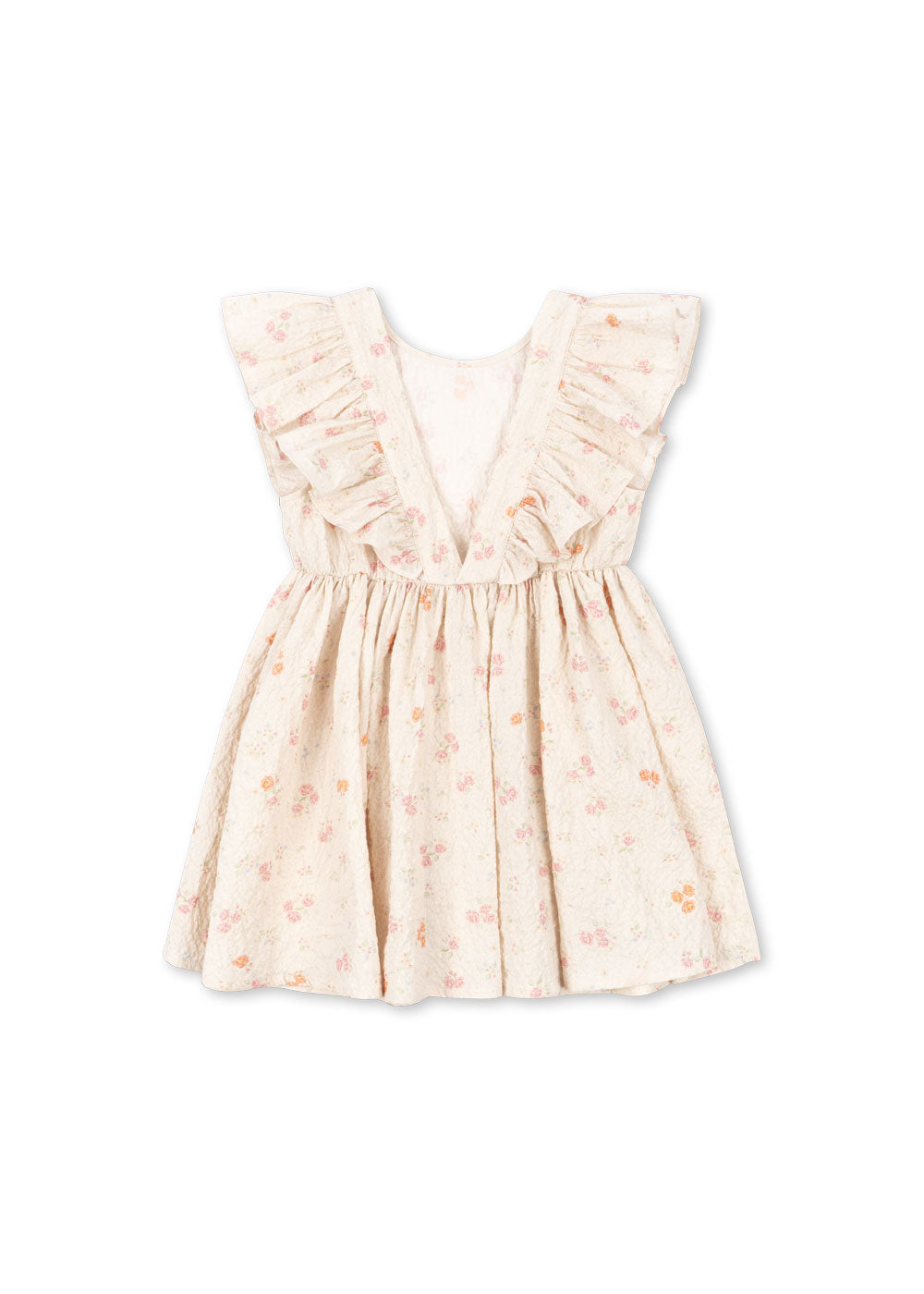 Konges Sløjd Sun Sale - Konges Sløjd - Elin Frill Dress GOTS - Nonoka - Pearls & Swines