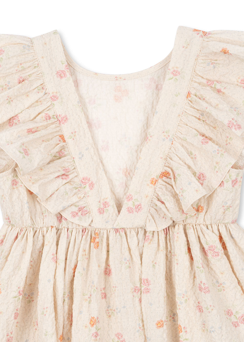 Konges Sløjd Sun Sale - Konges Sløjd - Elin Frill Dress GOTS - Nonoka - Pearls & Swines