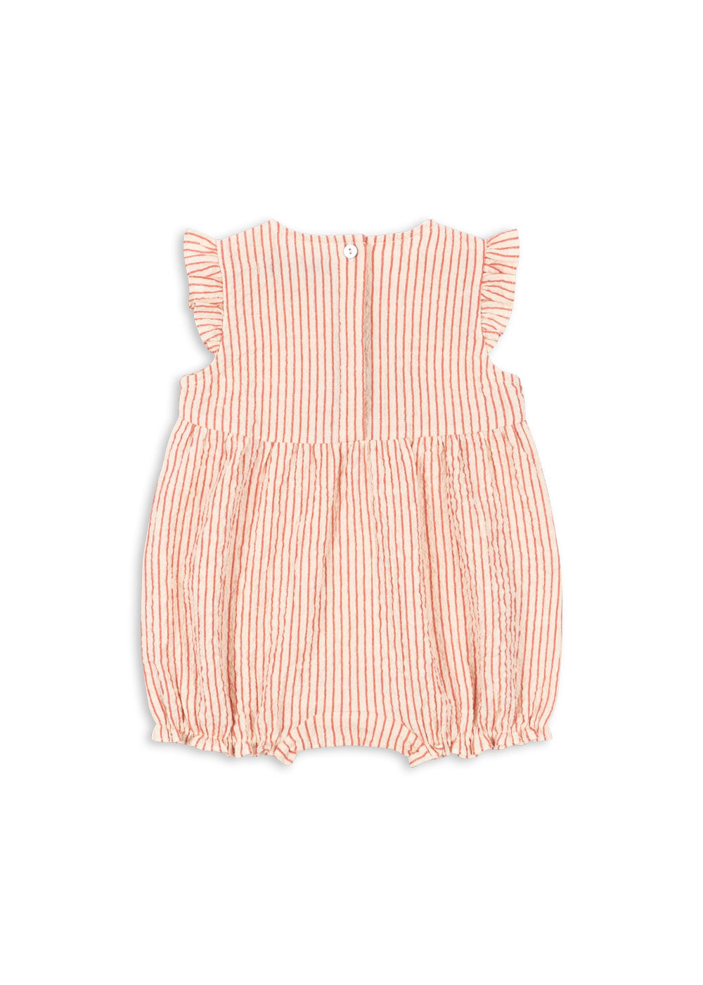 Konges Sløjd Sun Sale - Konges Sløjd - Ellie Frill Romper GOTS - Amour Stripe - Pearls & Swines