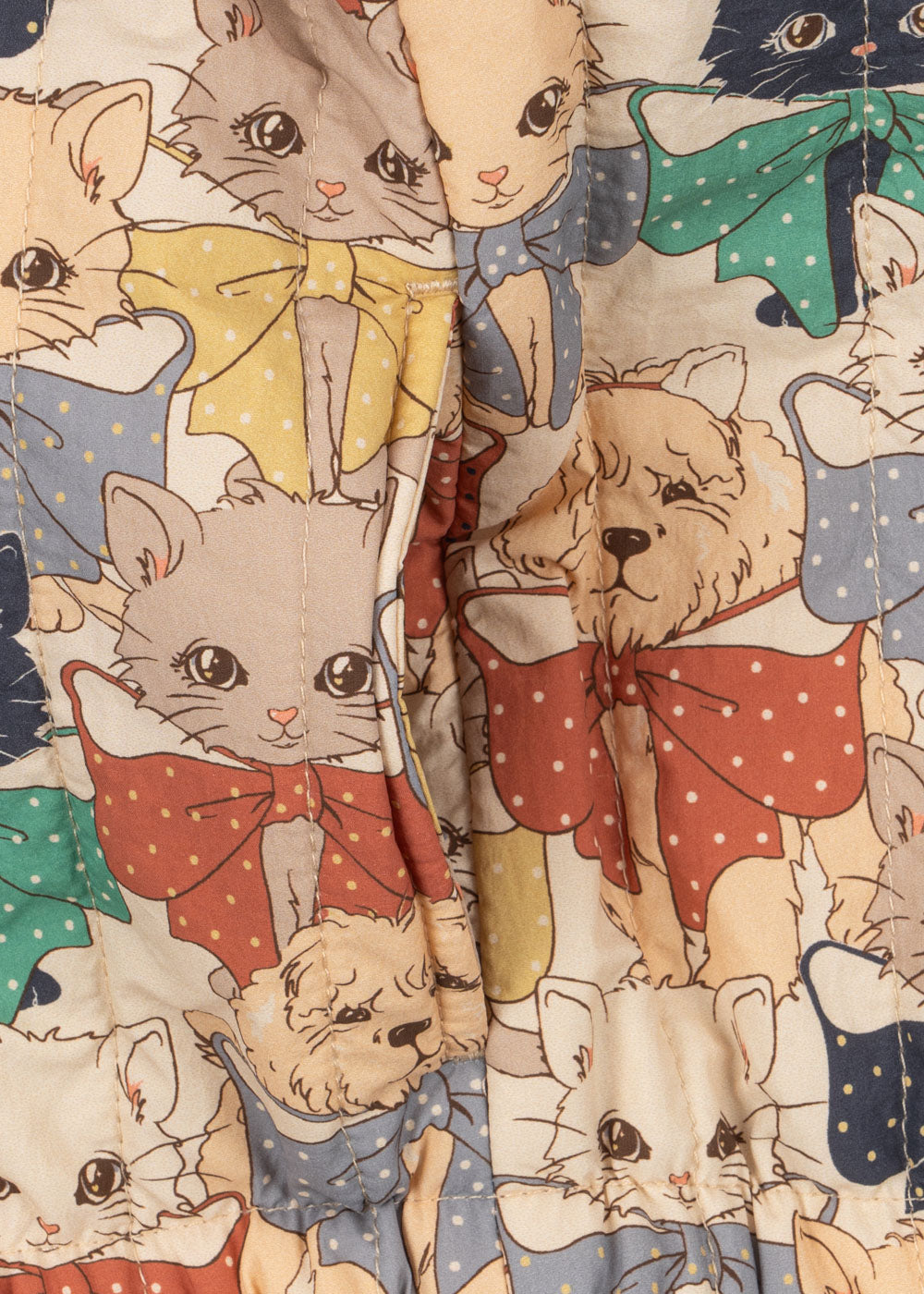 Konges Sløjd Konges Sløjd - Juno Printed Bomber Jacket - Like Cats and Dogs - Pearls & Swines