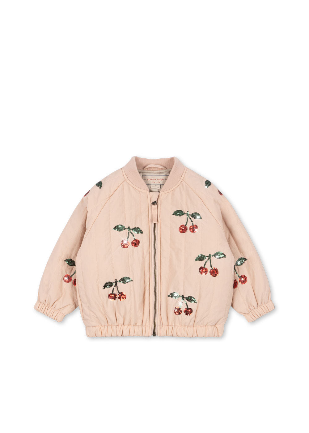 Konges Sløjd Konges Sløjd - Juno Sequin Bomber Jacket - Cameo Rose - Pearls & Swines