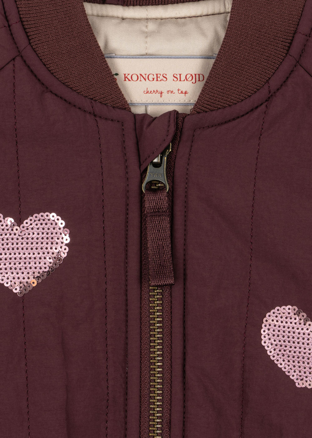 Konges Sløjd Konges Sløjd - Juno Sequin Bomber Jacket - Decadent Chocolate - Pearls & Swines