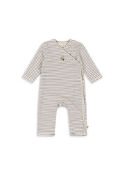 Konges Sløjd Konges Sløjd - Basic Newborn Onesie GOTS - Stripe Como - Pearls & Swines