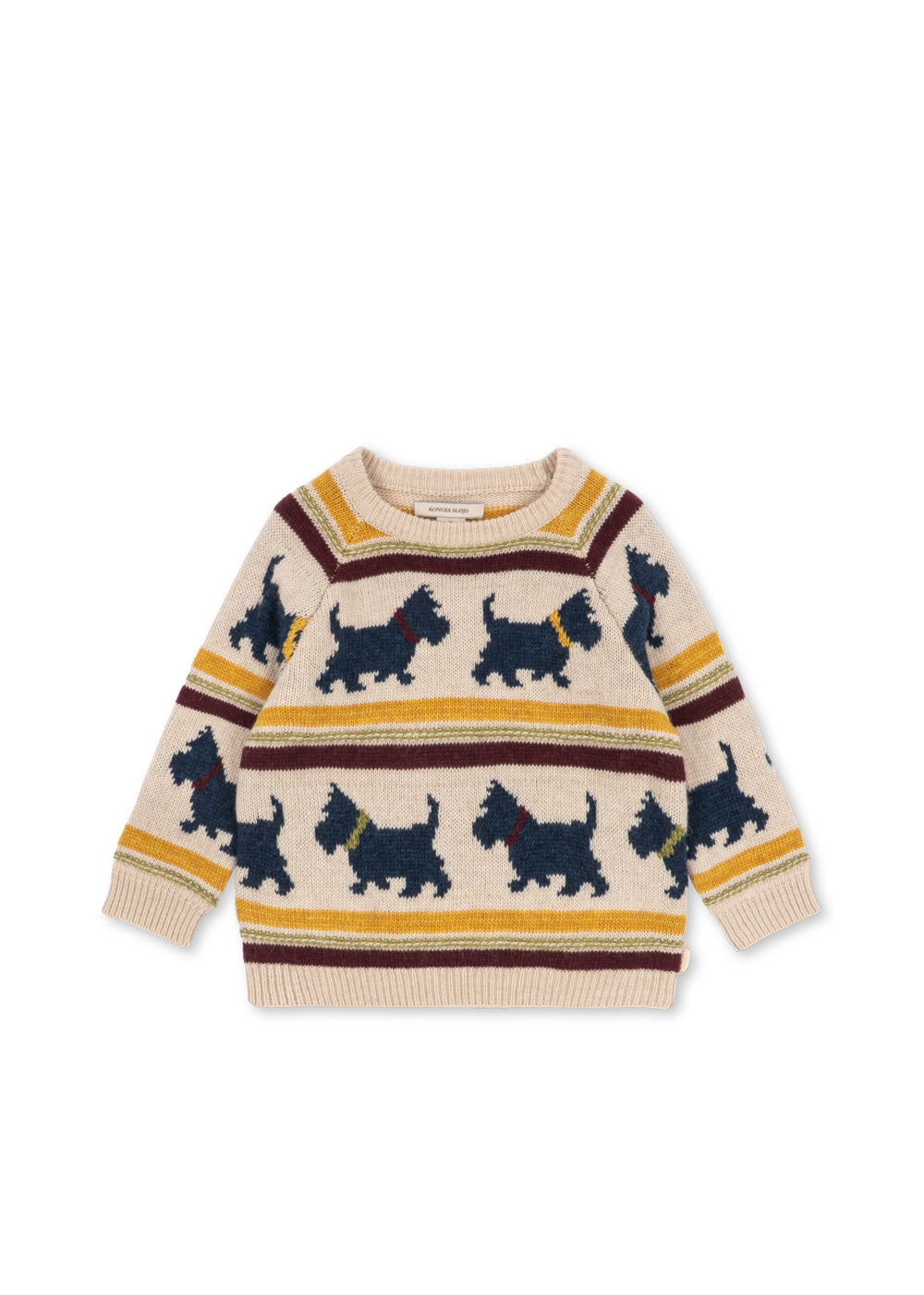 Konges Sløjd Konges Sløjd - Belou Knit Sweater - Piccolo Scottie - Pearls & Swines