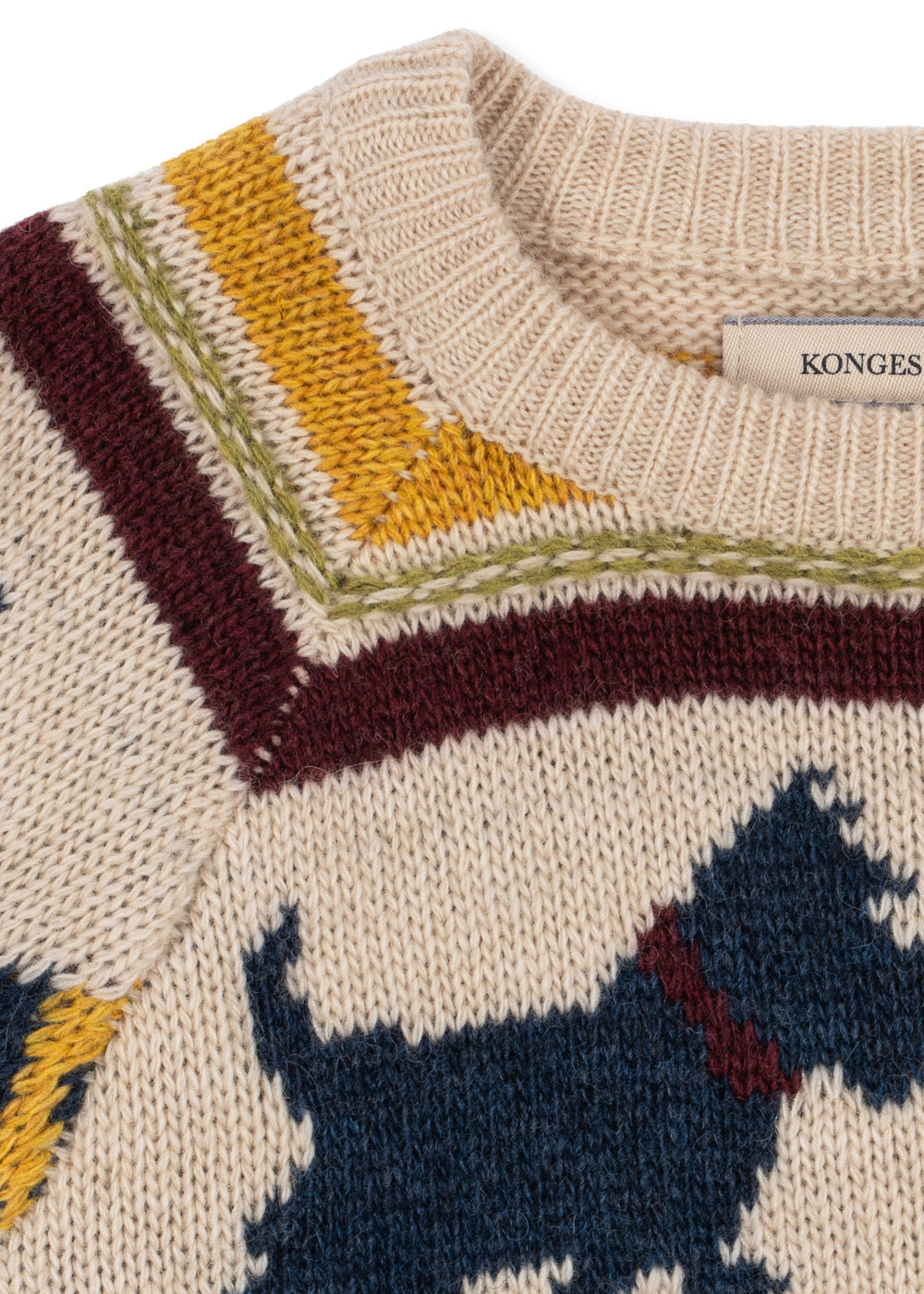 Konges Sløjd Konges Sløjd - Belou Knit Sweater - Piccolo Scottie - Pearls & Swines