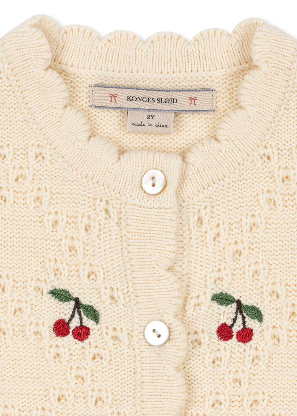 Konges Sløjd Konges Sløjd - Cocolo Cardigan - Buttercream - Pearls & Swines