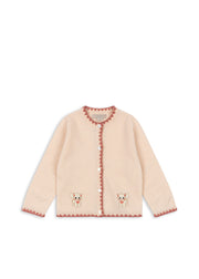 Konges Sløjd Konges Sløjd - Collette Cardigan - Rosey - Pearls & Swines