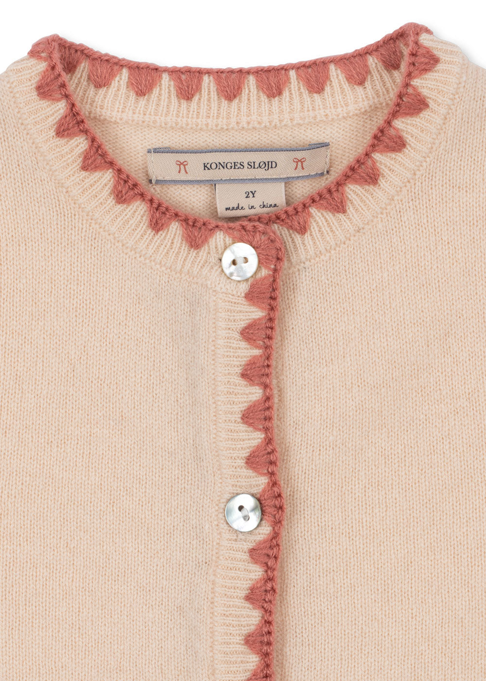 Konges Sløjd Konges Sløjd - Collette Cardigan - Rosey - Pearls & Swines