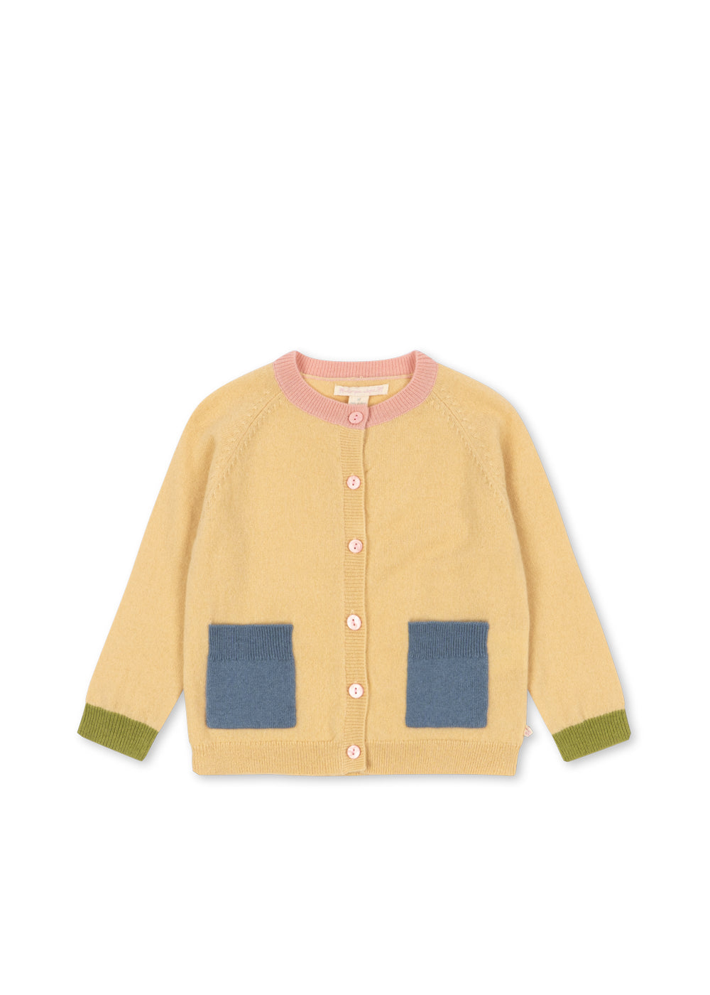 Konges Sløjd Konges Sløjd - Colletti Cardigan - Yellow - Pearls & Swines