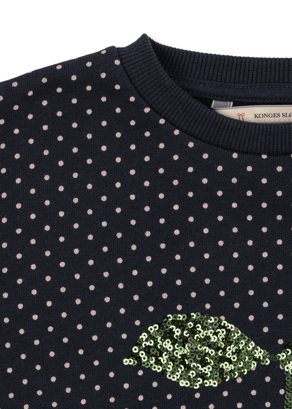 Konges Sløjd Konges Sløjd - Lou Dot Sequin Sweat Shirt - Dot Tout Petite - Pearls & Swines