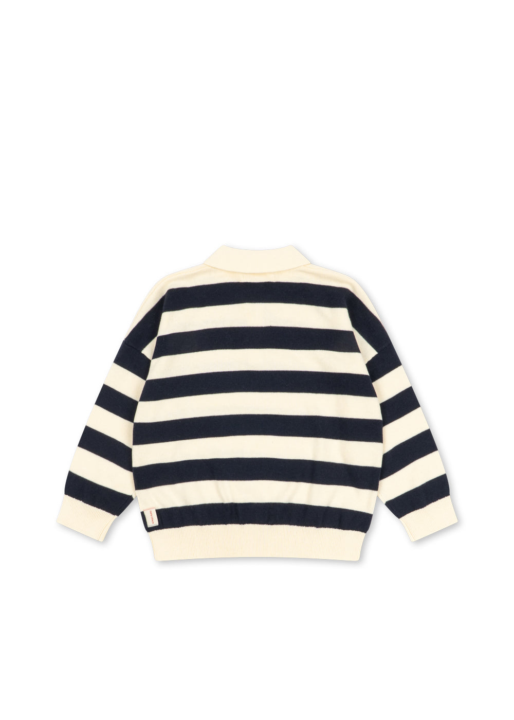 Konges Sløjd Konges Sløjd - Manis Knit Polo - Navy Stripe - Pearls & Swines
