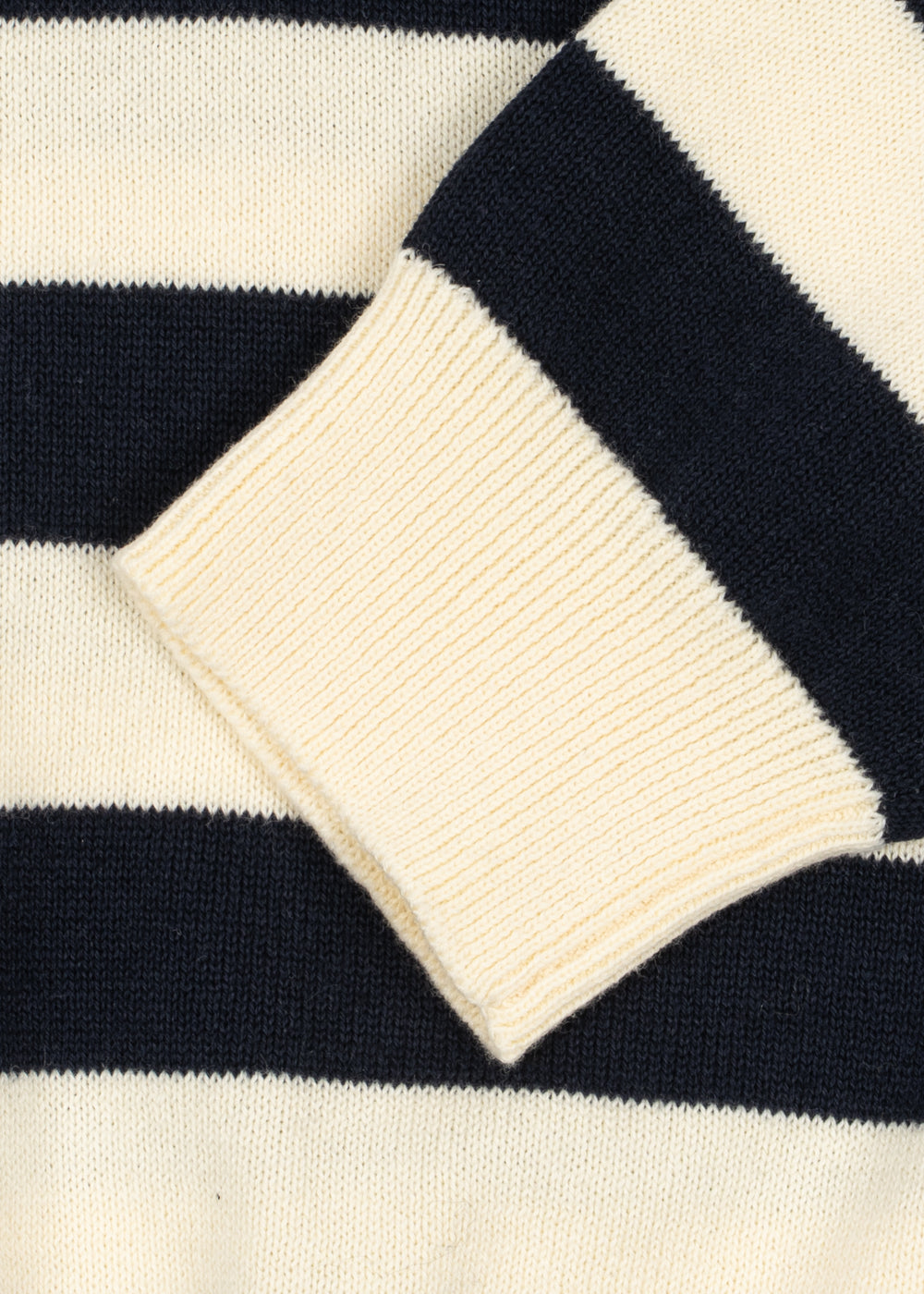 Konges Sløjd Konges Sløjd - Manis Knit Polo - Navy Stripe - Pearls & Swines