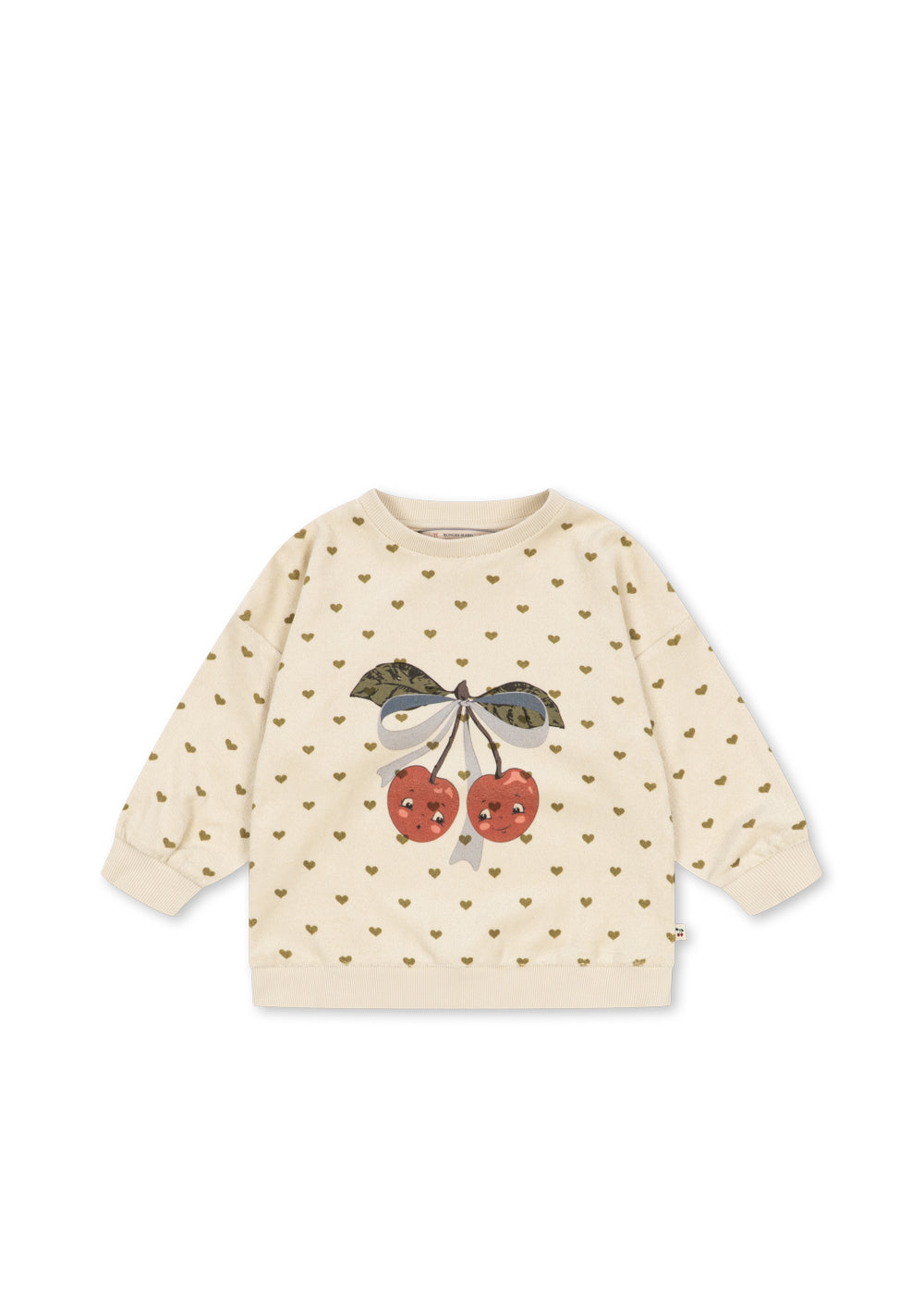 Konges Sløjd Konges Sløjd - Mitty Sweat Shirt GOTS - Oyster Coeur - Pearls & Swines