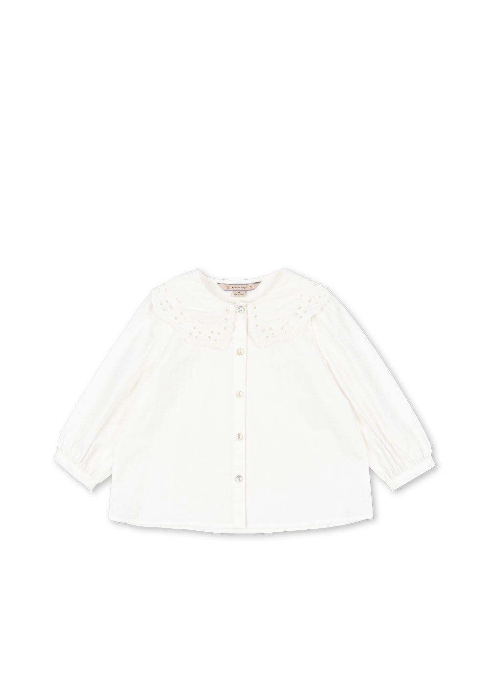 Konges Sløjd Konges Sløjd - Rilo Collar Shirt GOTS - Optic White - Pearls & Swines