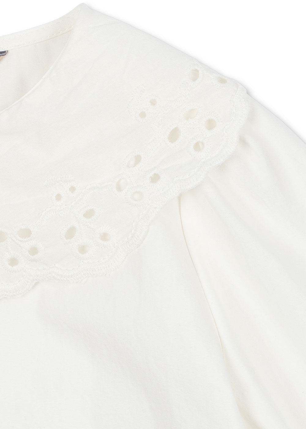 Konges Sløjd Konges Sløjd - Rilo Collar Shirt GOTS - Optic White - Pearls & Swines