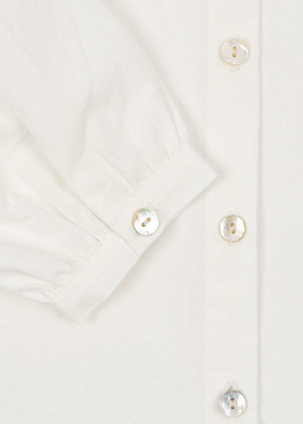 Konges Sløjd Konges Sløjd - Rilo Collar Shirt GOTS - Optic White - Pearls & Swines