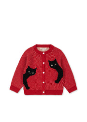 Konges Sløjd Konges Sløjd - Belou Cardigan - Cat Rouge - Pearls & Swines