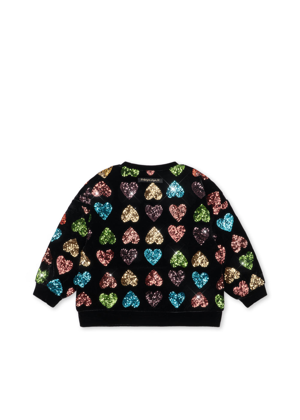Konges Sløjd Konges Sløjd - Cuore Sweat Shirt - Amour Sequin - Pearls & Swines