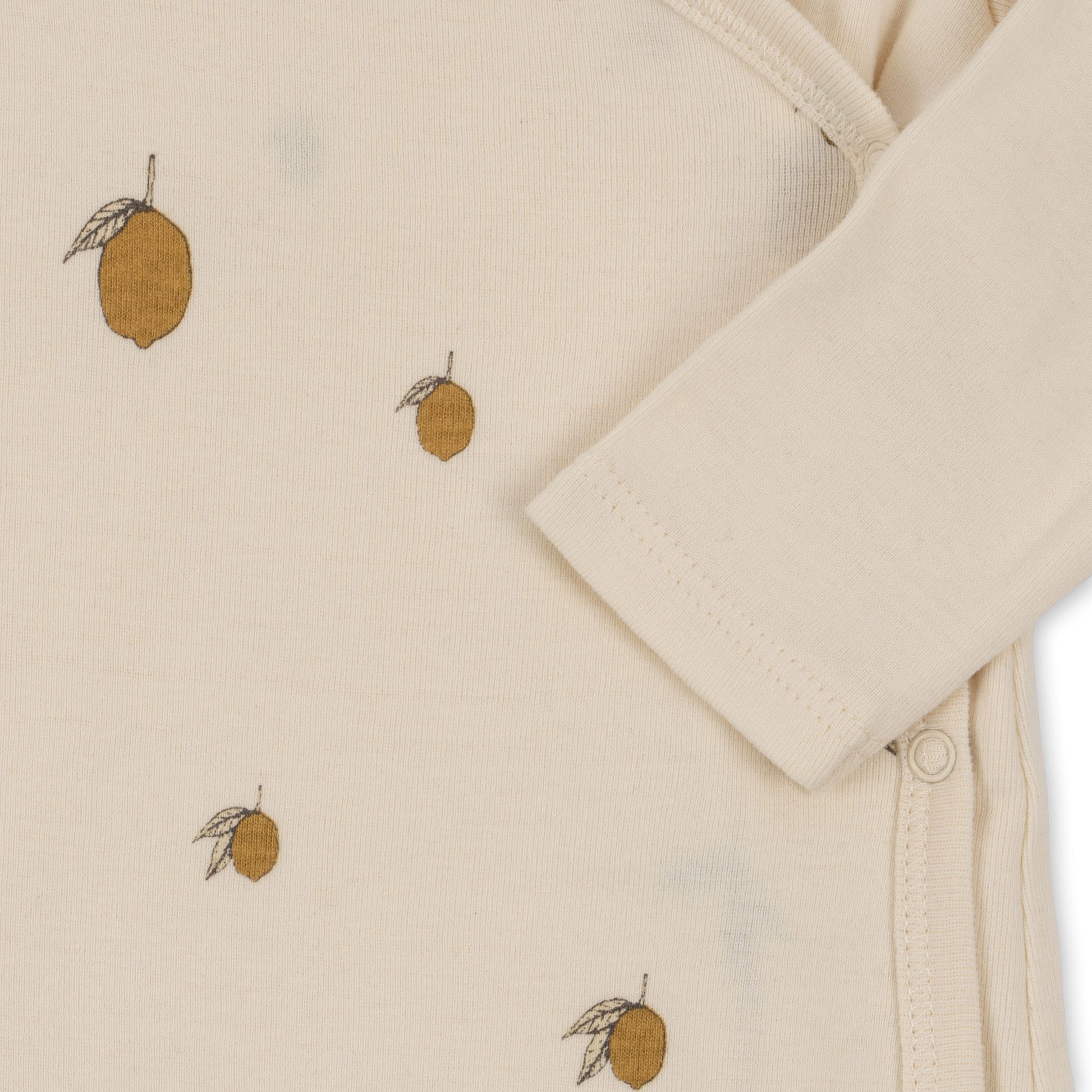 Konges Sløjd Konges Sløjd - Newborn Onesie - Lemon - Pearls & Swines