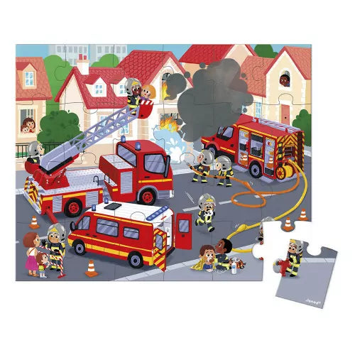Janod - Puzzle - The Fire Department