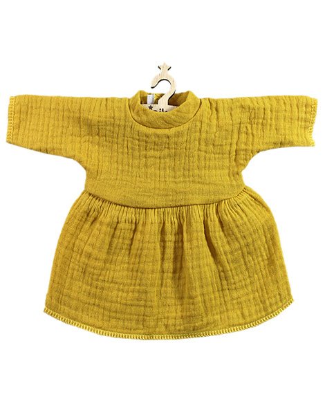 Minikane Minikane Baby Doll Dress Faustine - Moutarde - Pearls & Swines