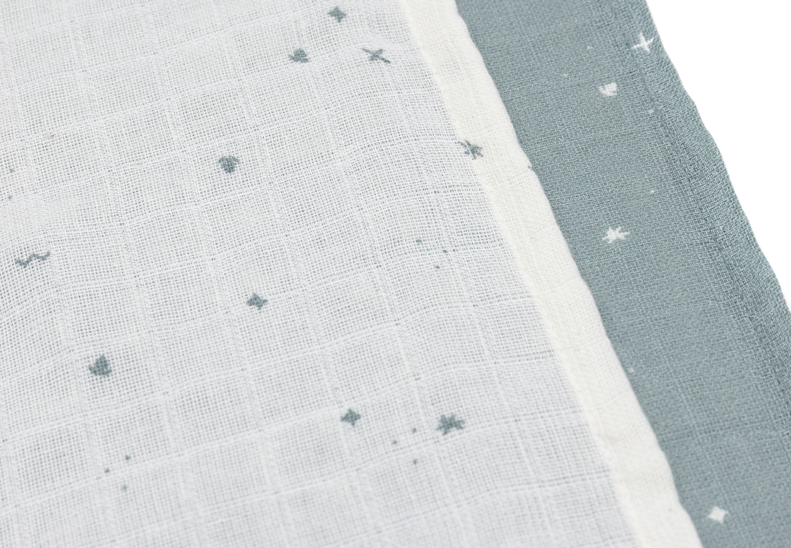 Jollein - Swaddle Muslin - Twinkling Sea Green - 2 pack
