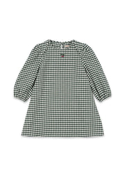 Konges Sløjd - Foret Dress GOTS - Green check