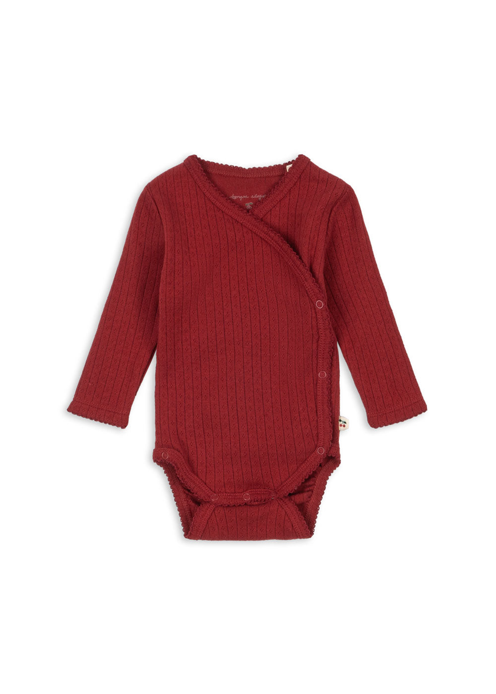 Konges Sløjd - Minnie Premature Body GOTS - Red Dahlia
