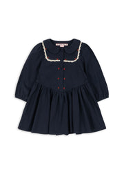 Konges Sløjd - Emmy Dress GOTS - Dark Navy