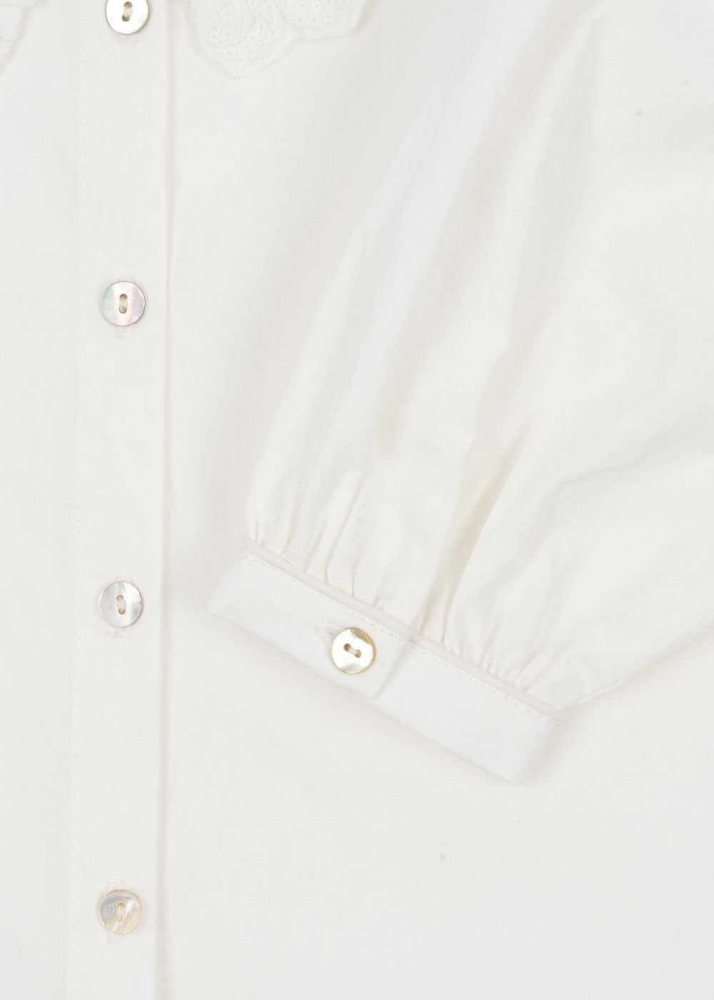 Konges Sløjd - Coeur Collar Shirt GOTS - Optic White