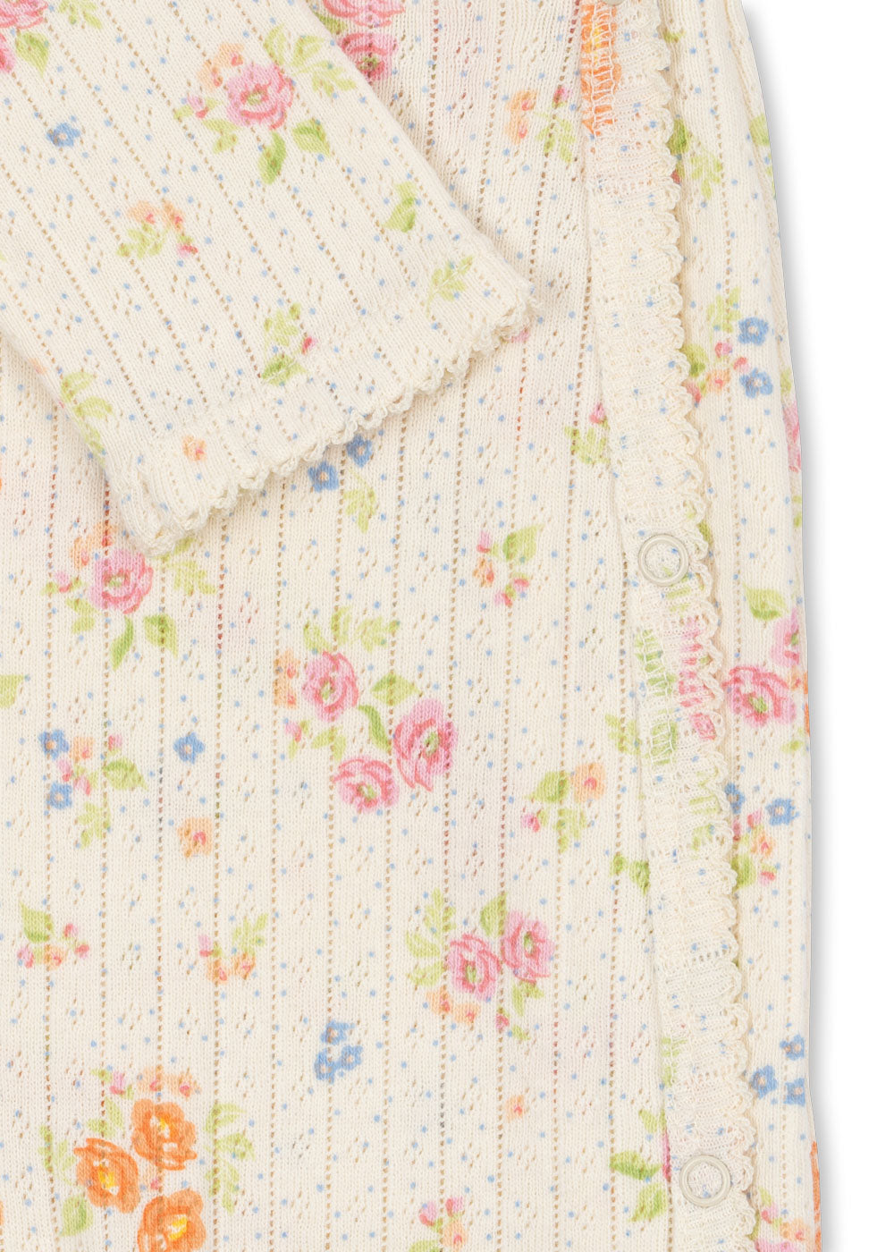 Konges Sløjd Konges Sløjd - Minnie Newborn Onesie GOTS - Nonoka - Pearls & Swines