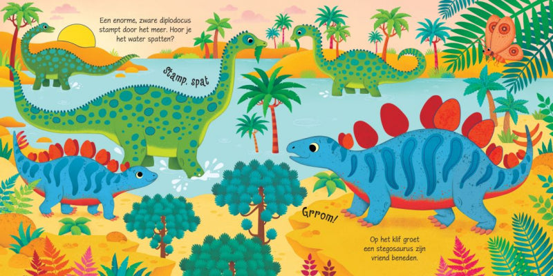 Pearls & Swines Dinosaurussen - Geluidenboek - Pearls & Swines
