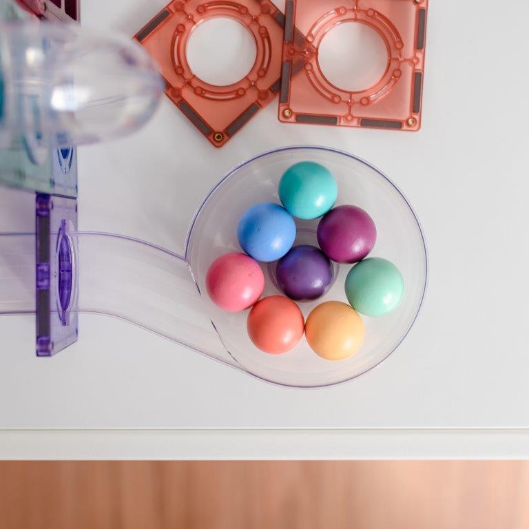 Connetix Tiles Connetix Tiles - Pastel Replacement - Ball Pack 16 Pc - Pearls & Swines