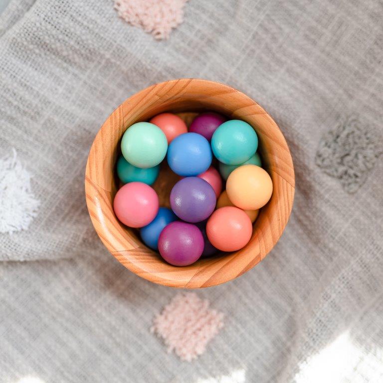 Connetix Tiles Connetix Tiles - Pastel Replacement - Ball Pack 16 Pc - Pearls & Swines