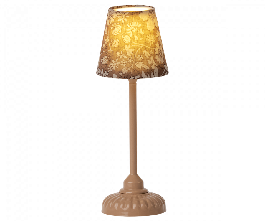 Maileg Maileg - Vintage Floor Lamp, Small - Dark Powder - Pearls & Swines