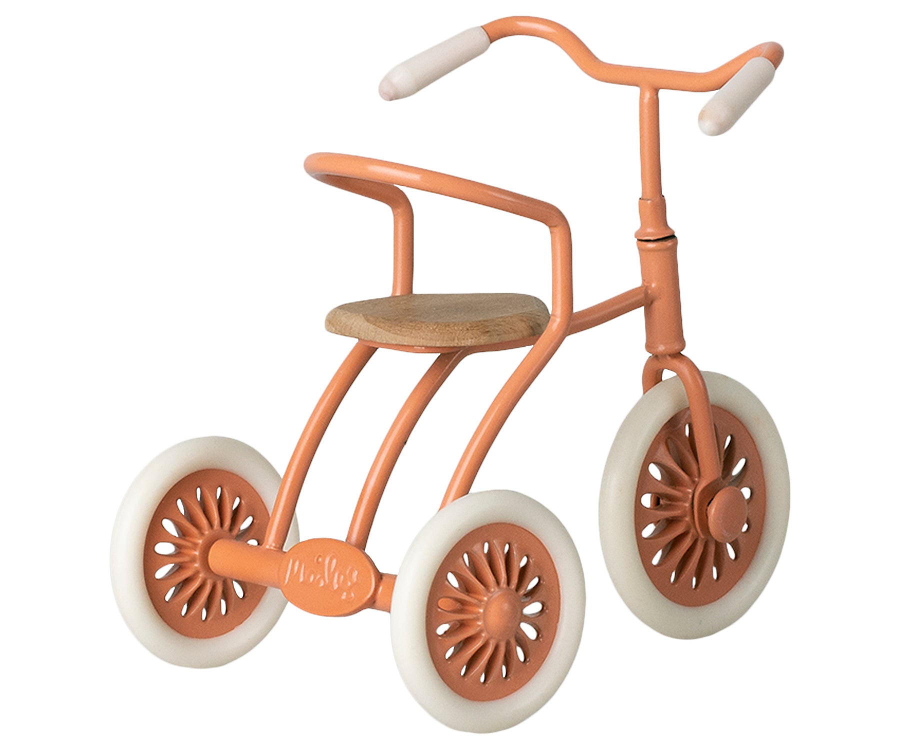 Maileg Maileg - Abri à Tricycle, Mouse - Coral - Pearls & Swines