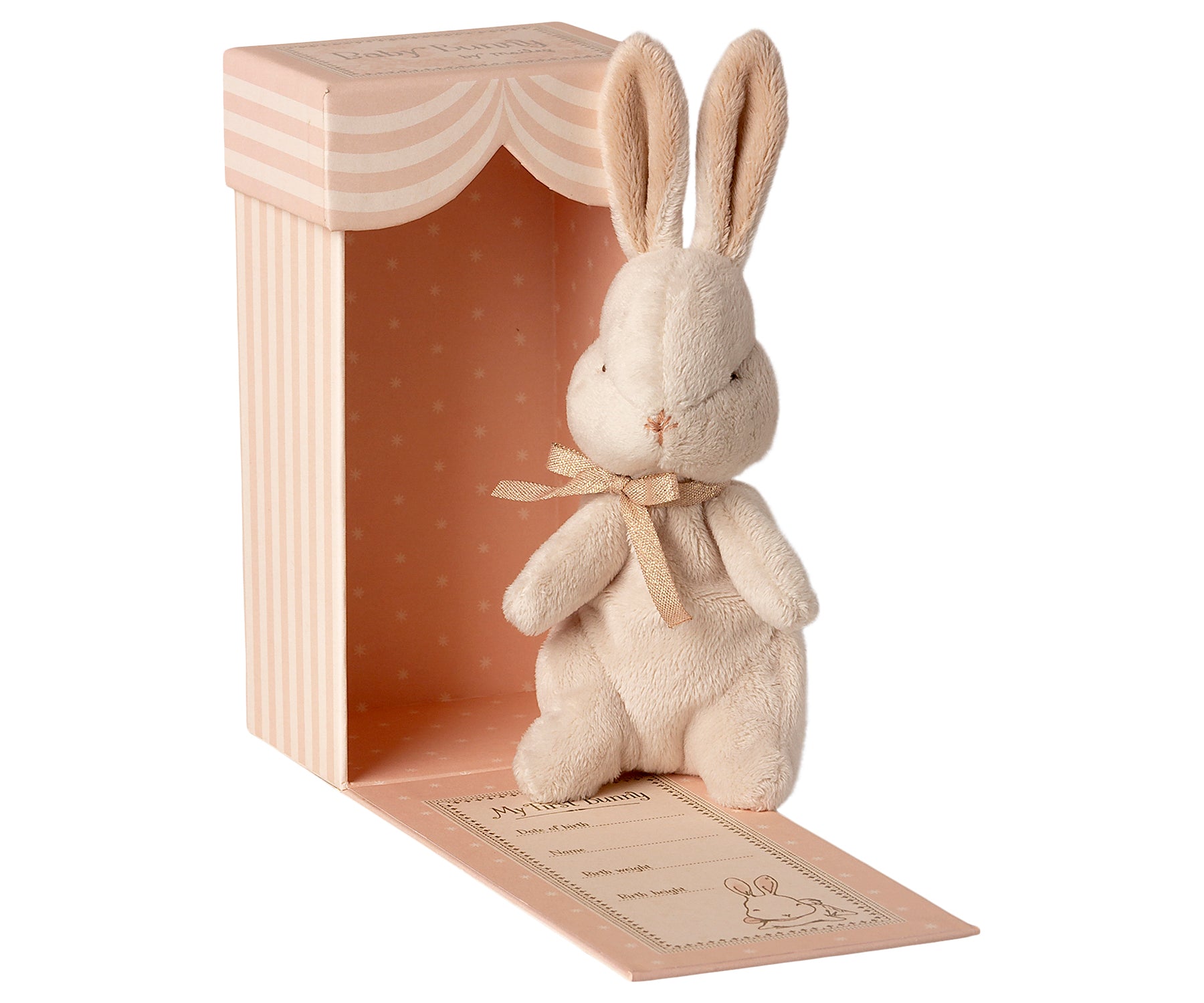 Maileg Maileg - My First Bunny - Dusty Rose - Pearls & Swines