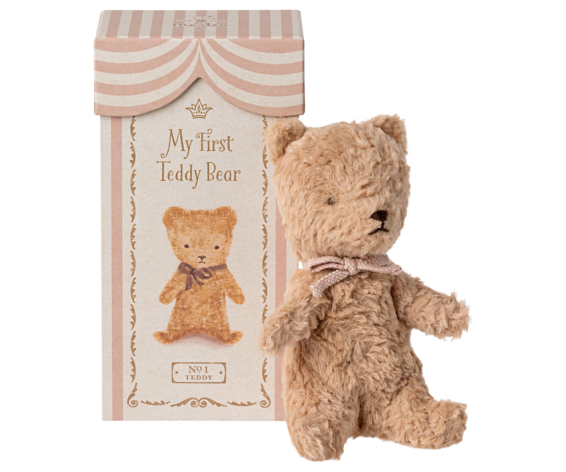 Maileg Maileg - My First Teddy - Powder - Pearls & Swines