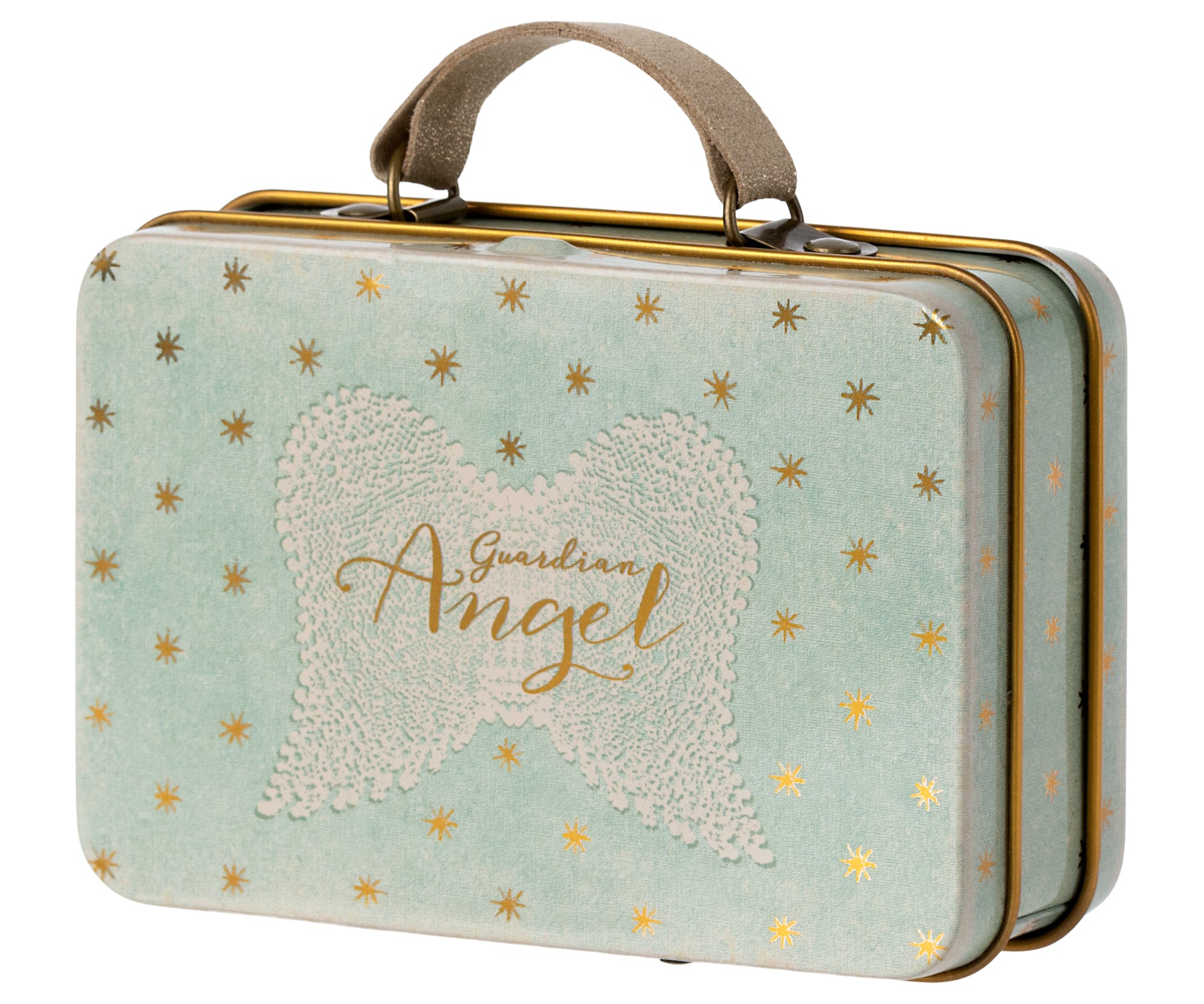 Maileg Maileg - Angel Mouse in Suitcase - Pearls & Swines