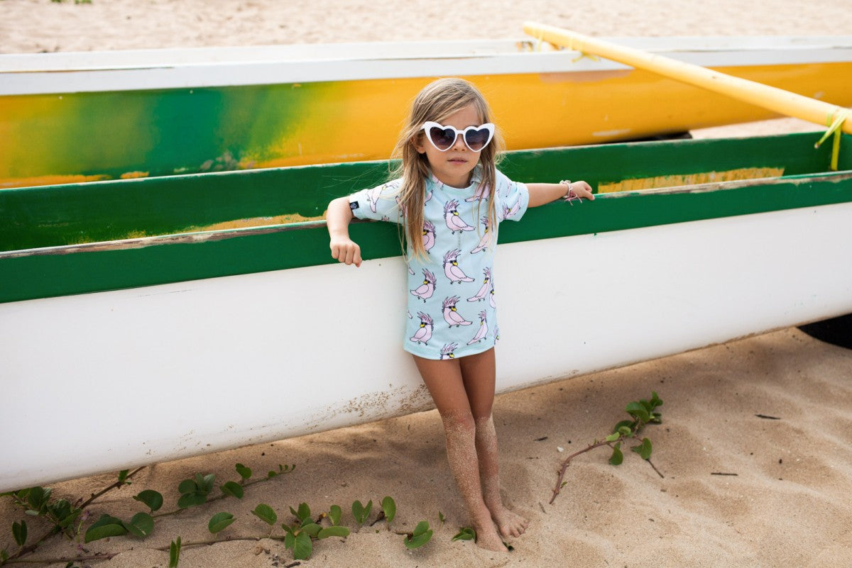 Beach & Bandits Collection Sale - Beach & Bandits - Crazy Cockatoo - Tee - Pearls & Swines