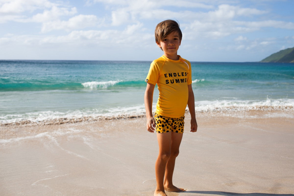 Beach &amp; Bandits Lappendag - Beach & Bandits - Boxfish - Swimshort - Pearls & Swines